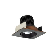 Nora NIOB-2SC40XBZ/10 2 inch Iolite LED Square Adjustable Cone Reflector, 1000lm / 14W, 4000K, Bronze Reflector / Bronze Flange