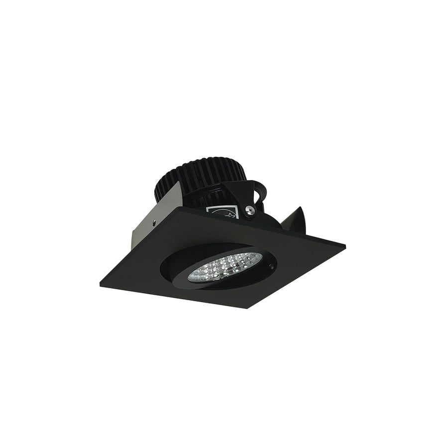 Nora NIOB-2SG27XBB/10 2 inch Iolite LED Square Adjustable Gimbal, 1000lm / 14W, 2700K, Black Finish
