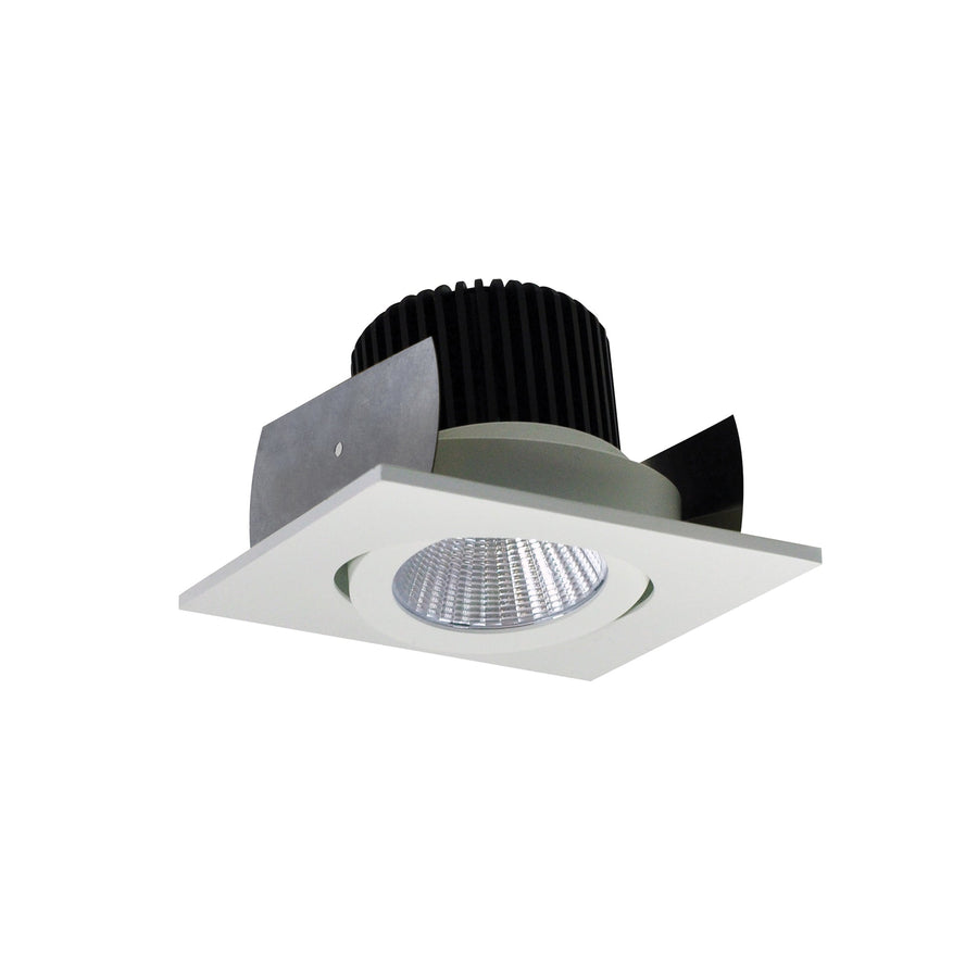 Nora NIOB-2SG27XWW/10 2 inch Iolite LED Square Adjustable Gimbal, 1000lm / 14W, 2700K, White Finish