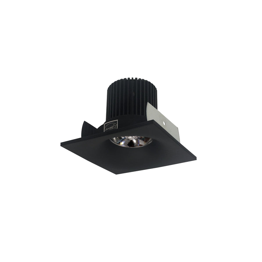 Nora NIOB-2SNB40QBB 2 inch Iolite LED Square Bullnose, 10-Degree Optic, 800lm / 12W, 4000K, Black Finish