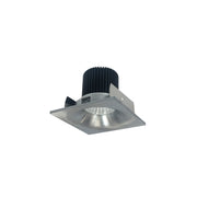 Nora NIOB-2SNBCDXNN 2 inch Iolite LED Square Bullnose, 800lm / 14W, Comfort Dim, Natural Metal Finish