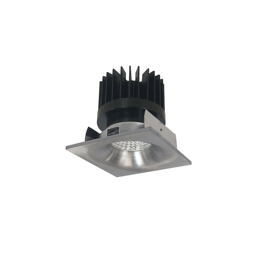 Nora NIOB-2SNBCDXNN/HL 2 inch Iolite LED Square Bullnose, 1500lm/2000lm/2500lm (varies by housing), Comfort Dim, Natural Metal Finish