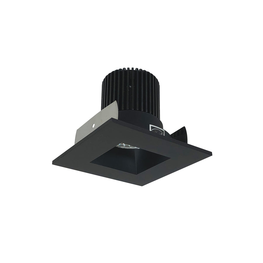 Nora NIOB-2SNDSQ30XBB/10 2 inch Iolite LED Square Reflector with Square Aperture, 1000lm / 14W, 3000K, Black Reflector / Black Flange