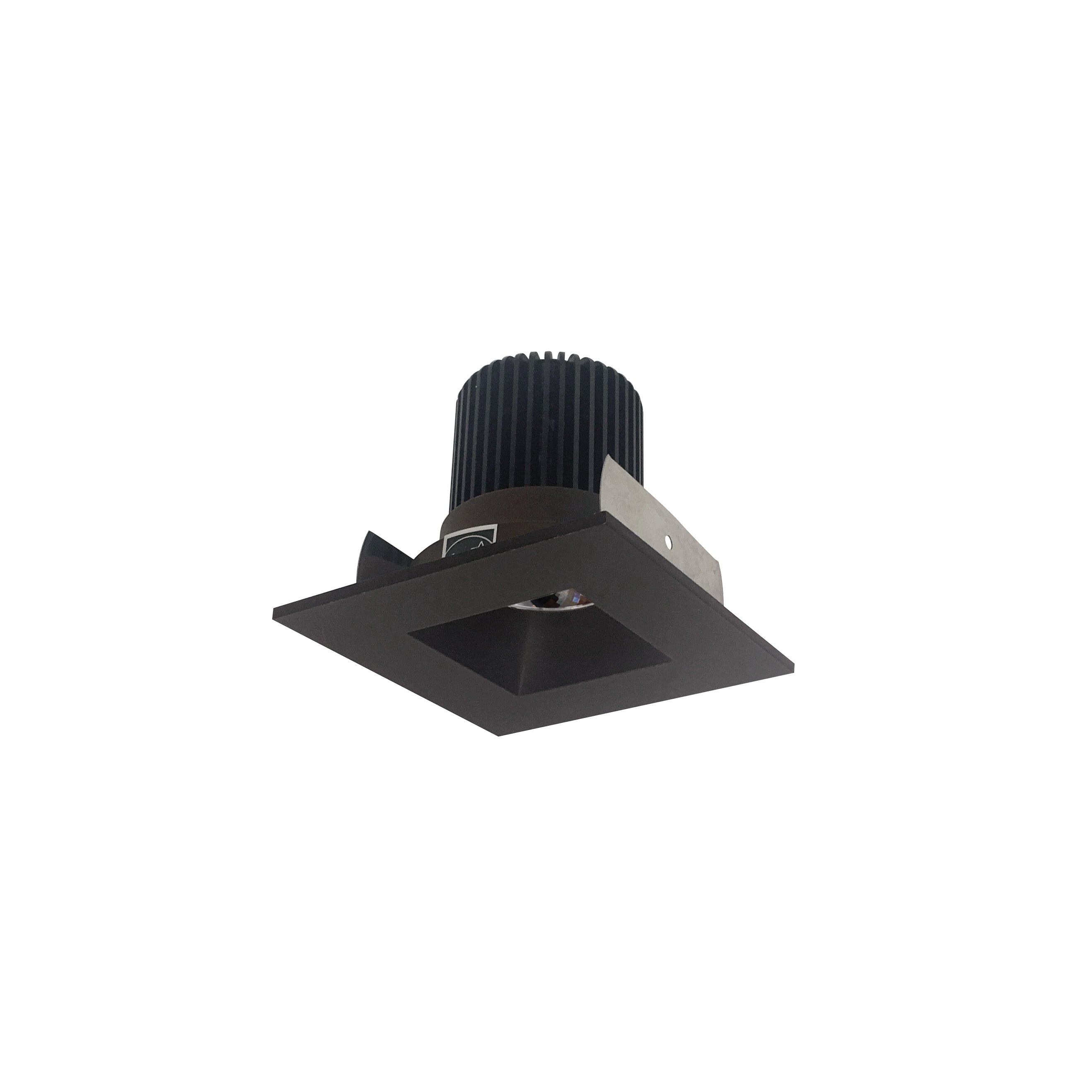 Nora NIOB-2SNDSQ40QBZ 2 inch Iolite LED Square Reflector with Square Aperture, 10-Degree Optic, 800lm / 12W, 4000K, Bronze Reflector / Bronze Flange