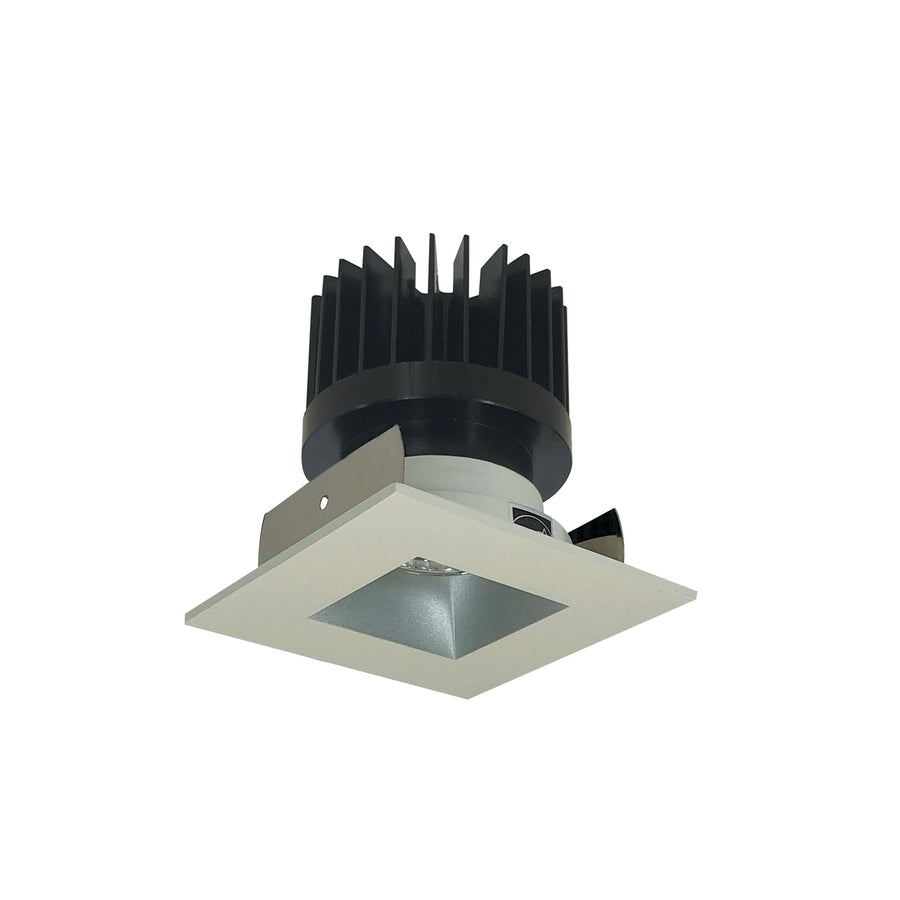 Nora NIOB-2SNDSQ40XHW/HL 2 inch Iolite LED Square Reflector with Square Aperture, 1500lm/2000lm/2500lm (varies by housing), 4000K, Haze Reflector / White Flange