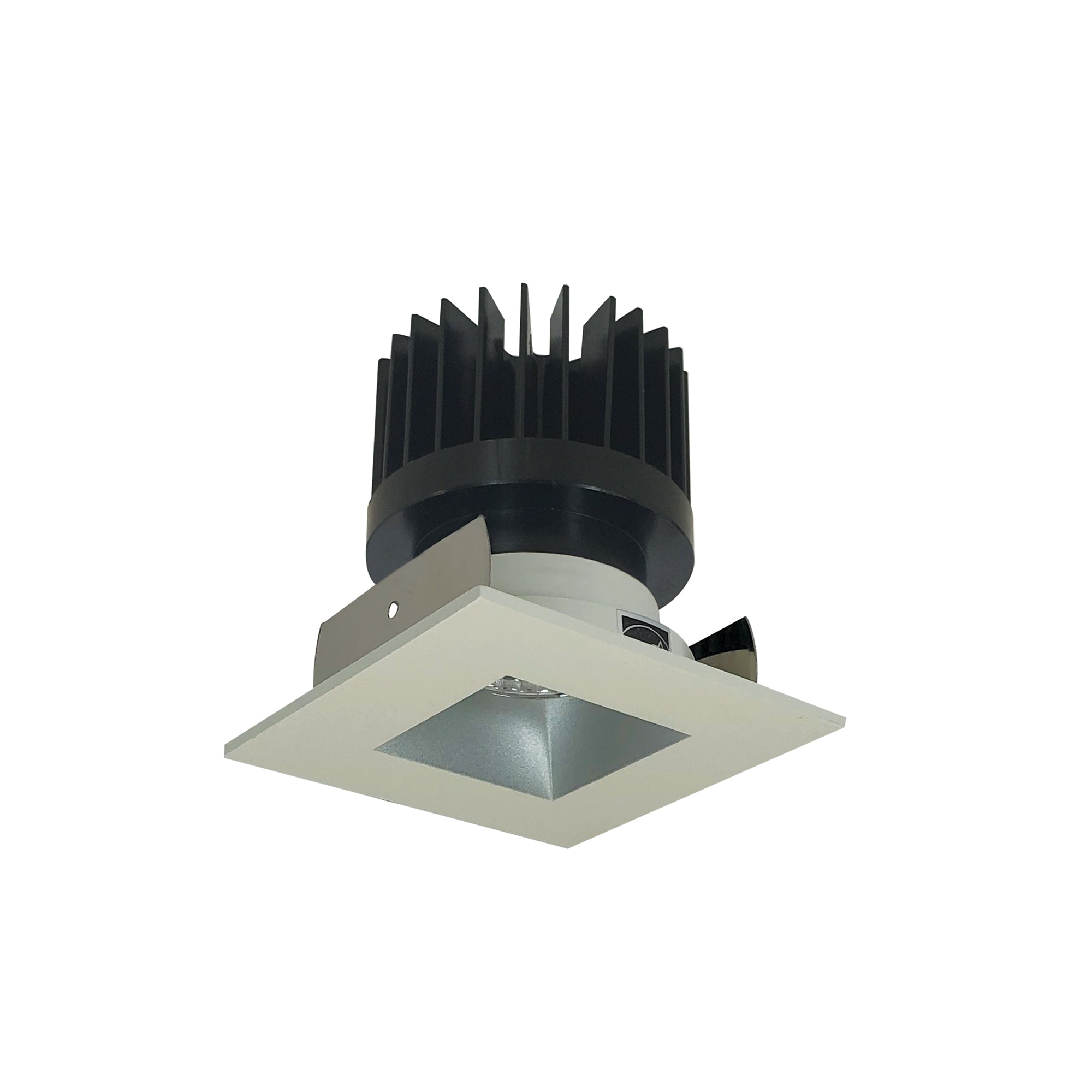 Nora NIOB-2SNDSQ35XHW/HL 2 inch Iolite LED Square Reflector with Square Aperture, 1500lm/2000lm/2500lm (varies by housing), 3500K, Haze Reflector / White Flange