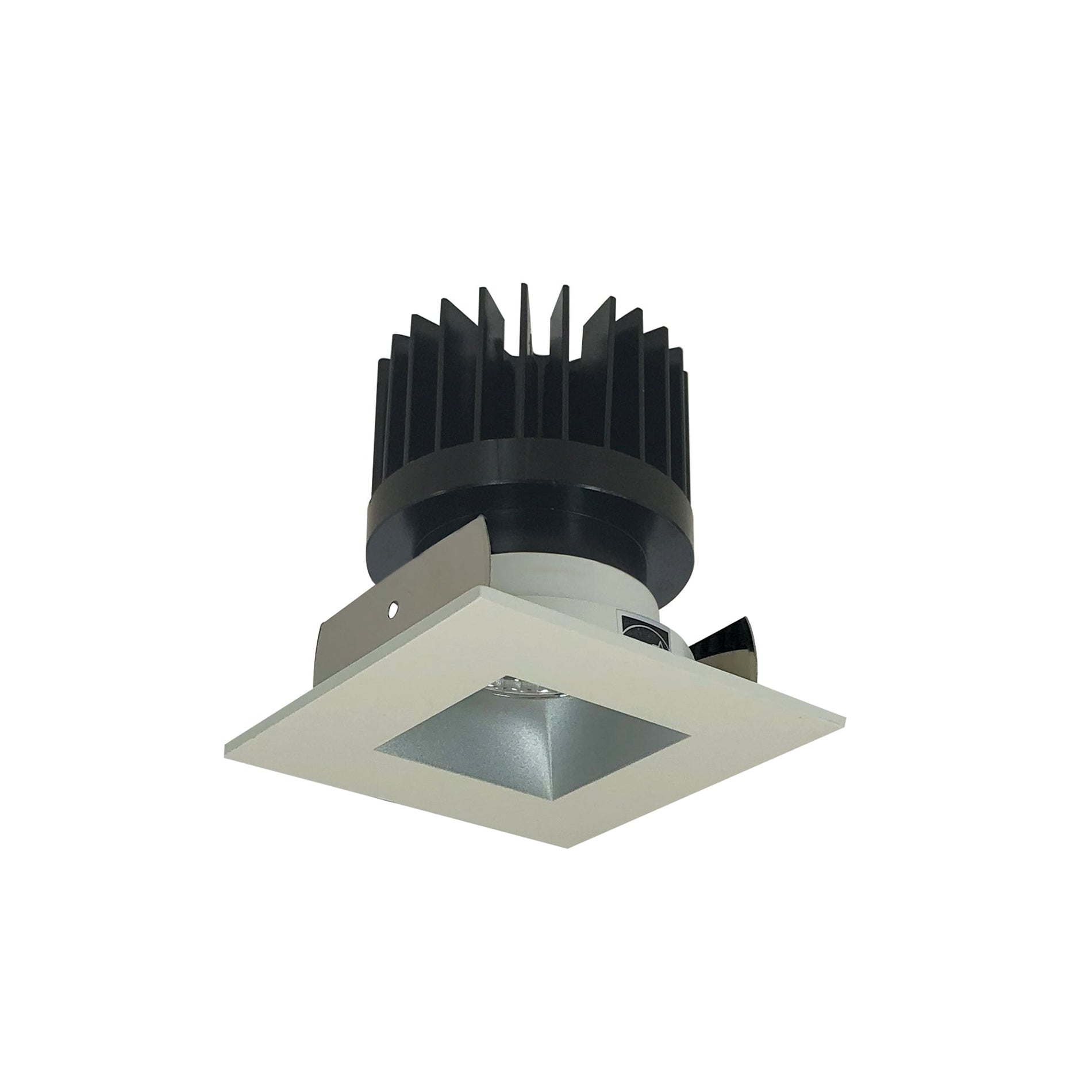 Nora NIOB-2SNDSQCDXHW/HL 2 inch Iolite LED Square Reflector with Square Aperture, 1500lm/2000lm/2500lm (varies by housing), Comfort Dim, Haze Reflector / White Flange