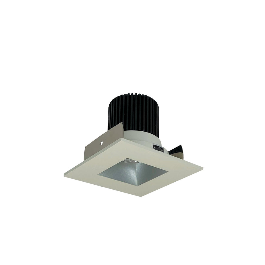 Nora NIOB-2SNDSQ40XHW/10 2 inch Iolite LED Square Reflector with Square Aperture, 1000lm / 14W, 4000K, Haze Reflector / White Flange