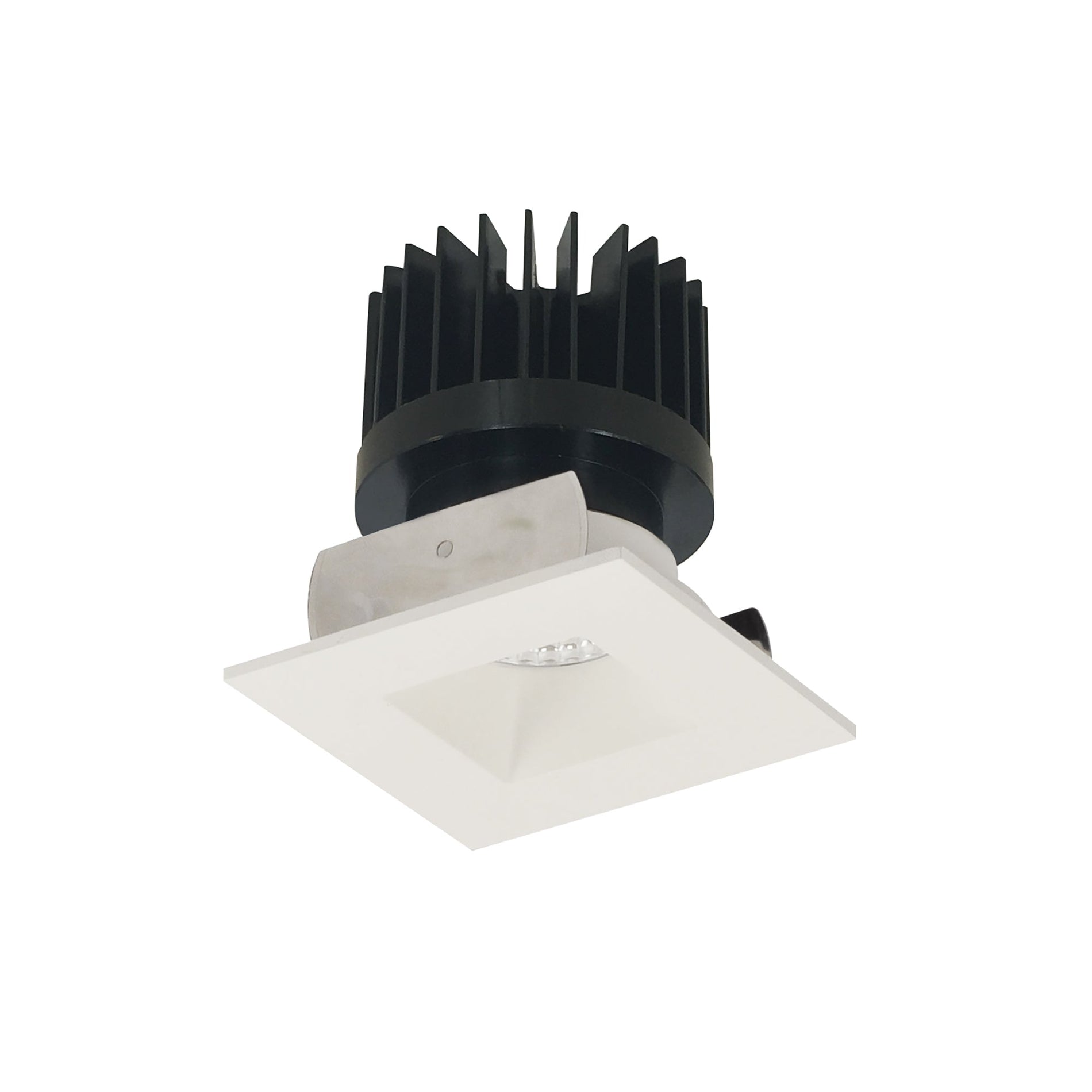 Nora NIOB-2SNDSQ50XMPW/HL 2 inch Iolite LED Square Reflector with Square Aperture, 1500lm/2000lm/2500lm (varies by housing), 5000K, Matte Powder White Reflector / Matte Powder White Flange