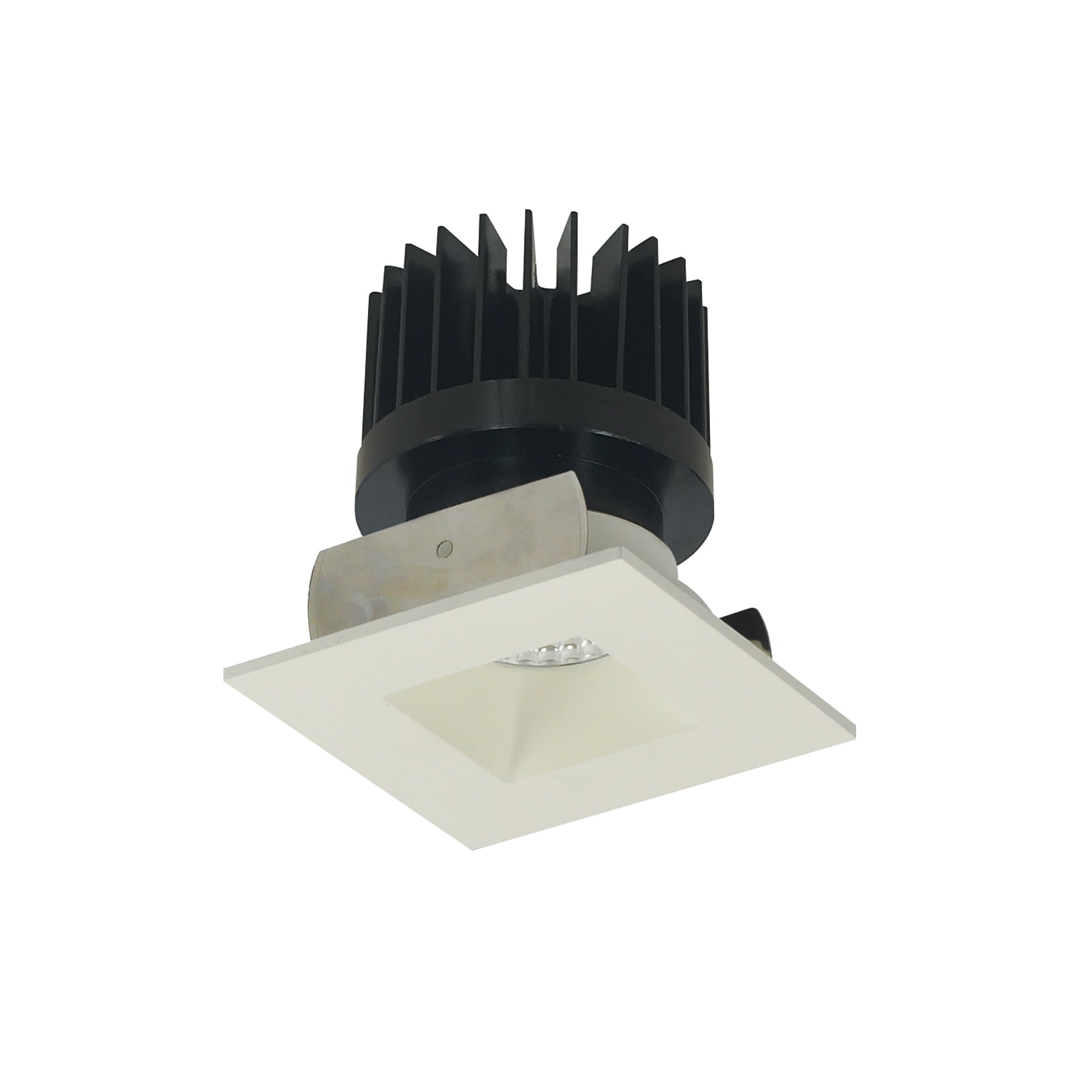 Nora NIOB-2SNDSQ35XWW/HL 2 inch Iolite LED Square Reflector with Square Aperture, 1500lm/2000lm/2500lm (varies by housing), 3500K, White Reflector / White Flange