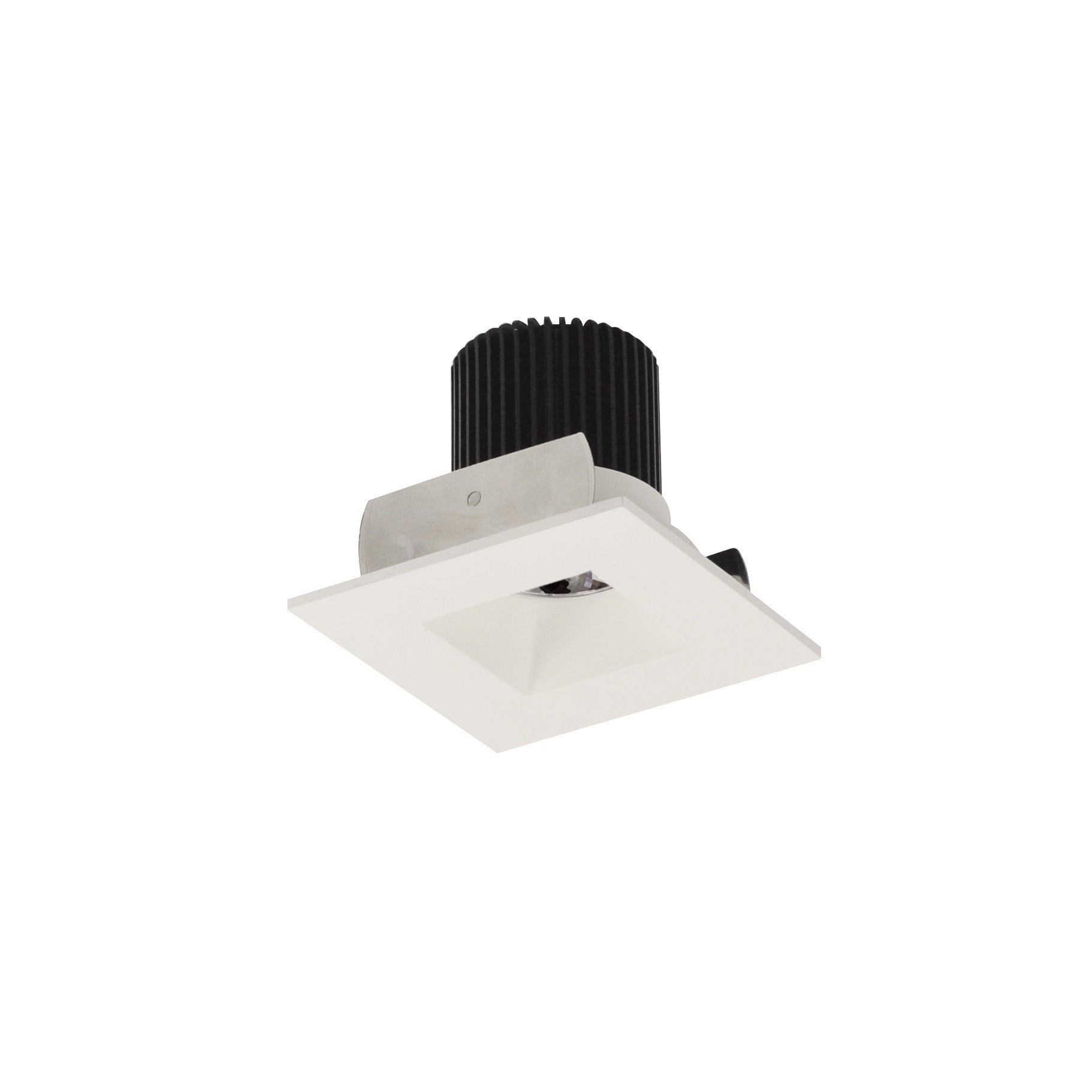 Nora NIOB-2SNDSQ40QWW 2 inch Iolite LED Square Reflector with Square Aperture, 10-Degree Optic, 800lm / 12W, 4000K, White Reflector / White Flange