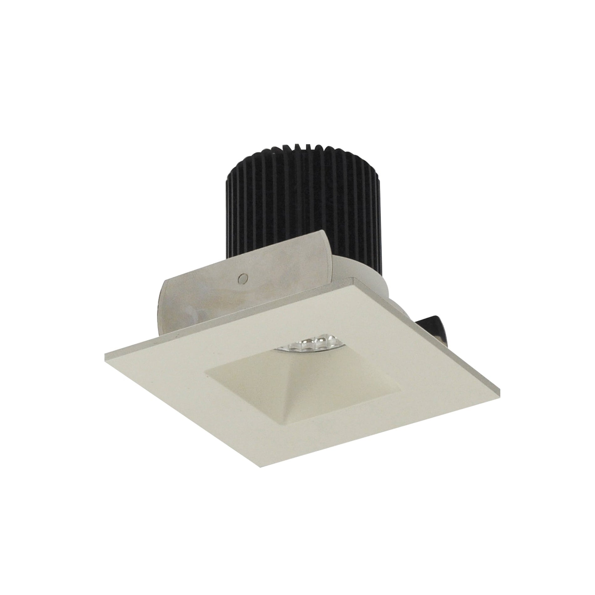 Nora NIOB-2SNDSQ50XWW 2 inch Iolite LED Square Reflector with Square Aperture, 800lm / 14W, 5000K, White Reflector / White Flange