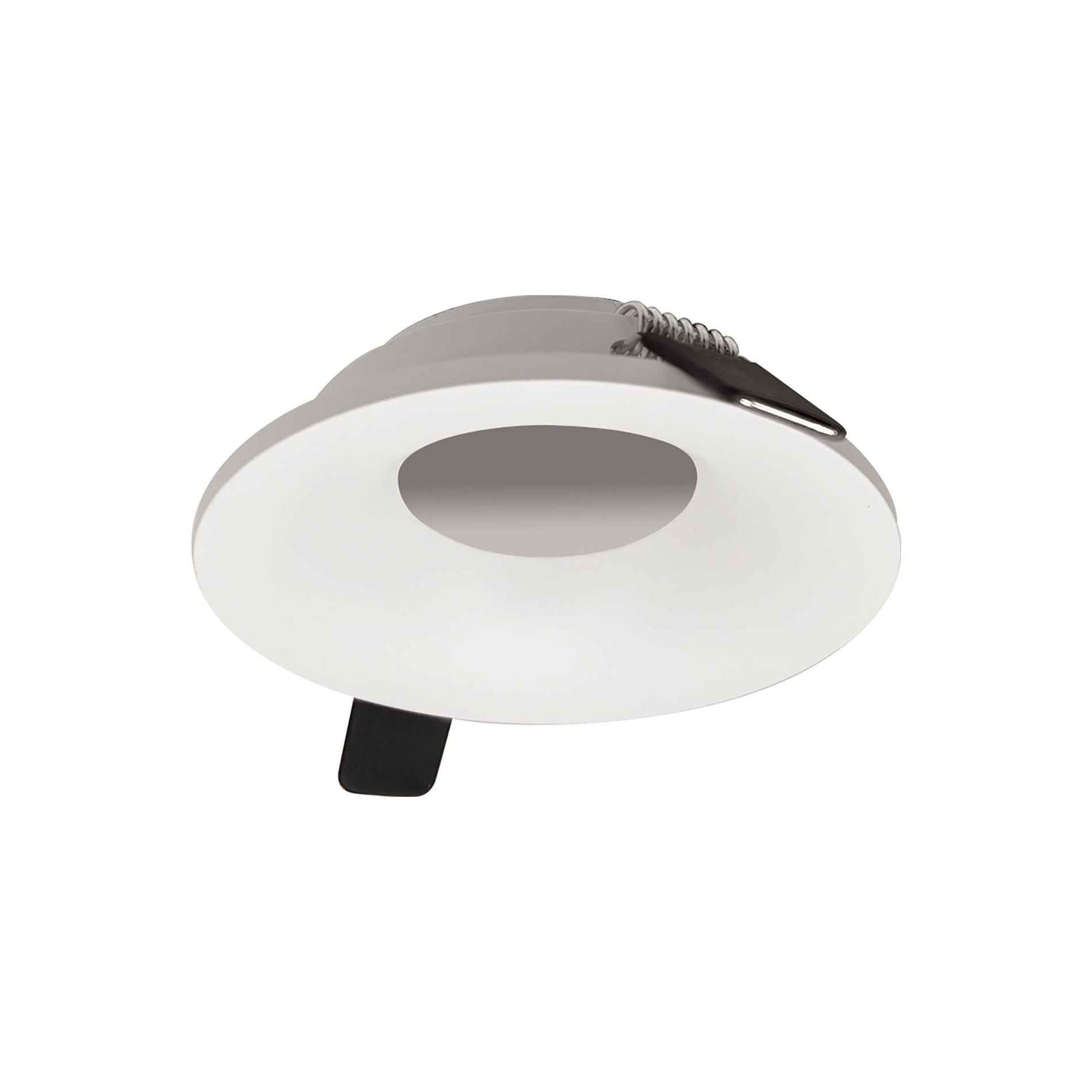 Nora NIOC-2RNBWW 2 inch Iolite Can-less Round Bullnose Trim, White finish
