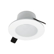 Nora NIOC-2RNDCMPW 2 inch Iolite Can-less Round Downlight Trim, Matte Powder White finish