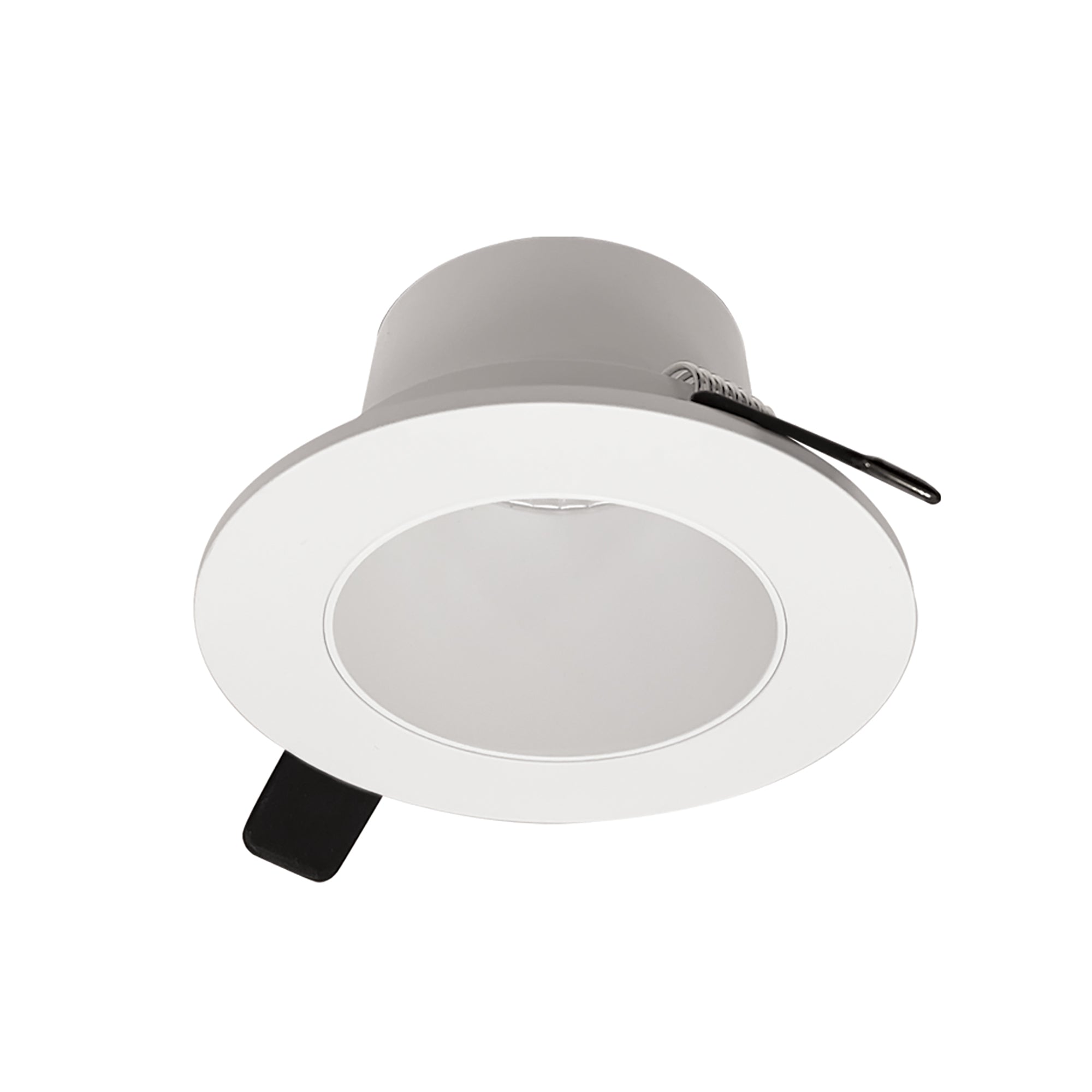 Nora NIOC-2RNDCWW 2 inch Iolite Can-less Round Downlight Trim, White finish
