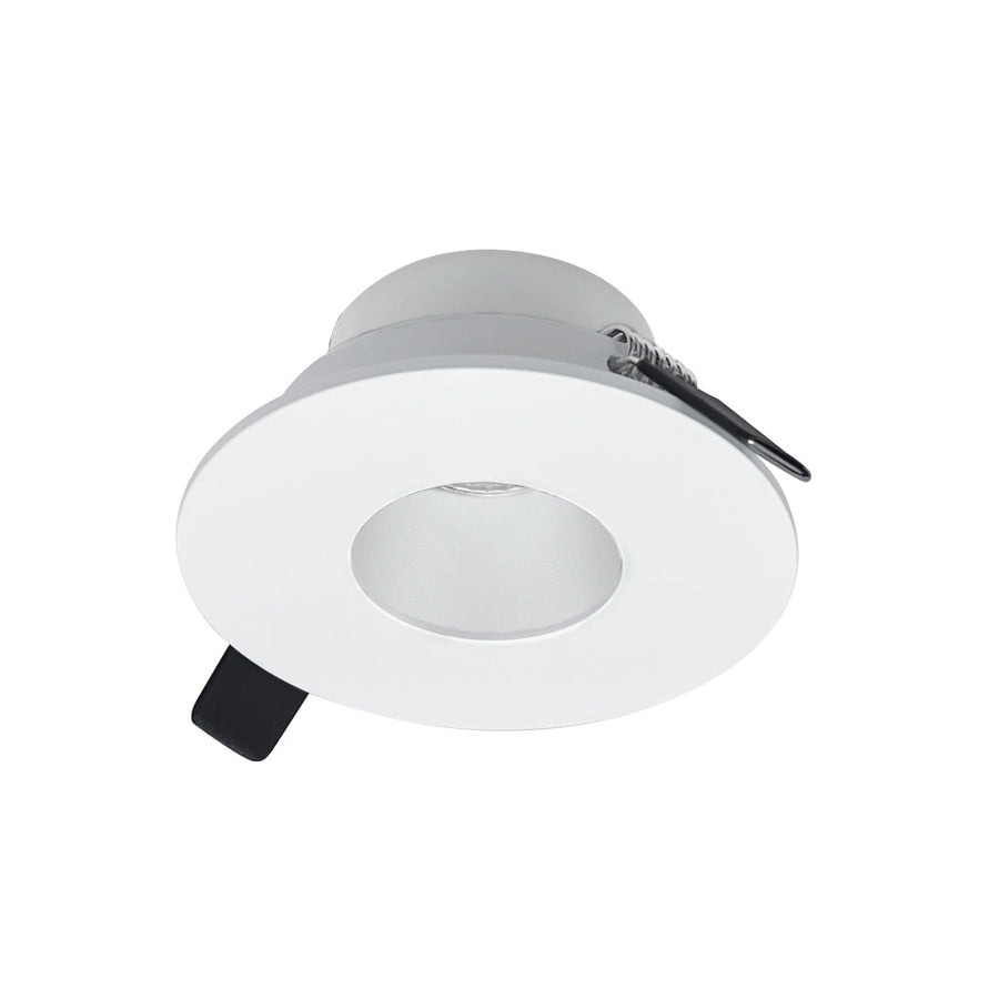 Nora NIOC-2RPHMPW 2 inch Iolite Can-less Round Pinhole Trim, Matte Powder White finish