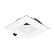 Nora NIOC-2SNDSQMPW 2 inch Iolite Can-less Square Downlight Trim, Matte Powder White finish