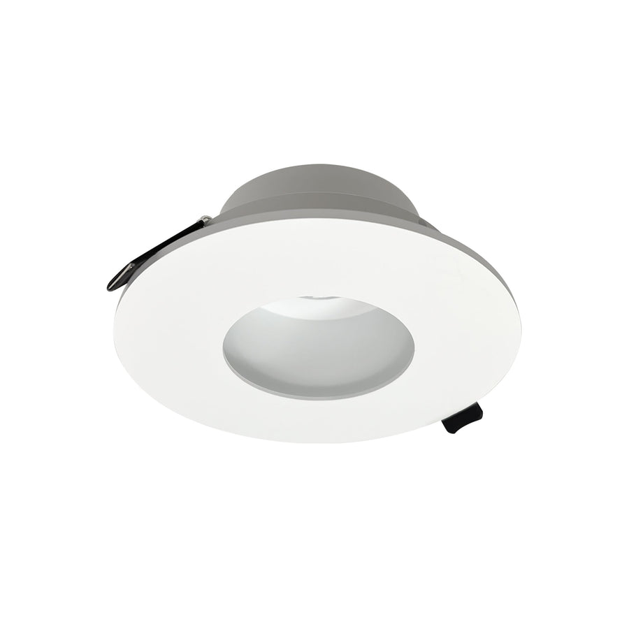 Nora NIOC-4RPHMPW 4 inch Iolite Can-less Round Pinhole Trim, Matte Powder White finish