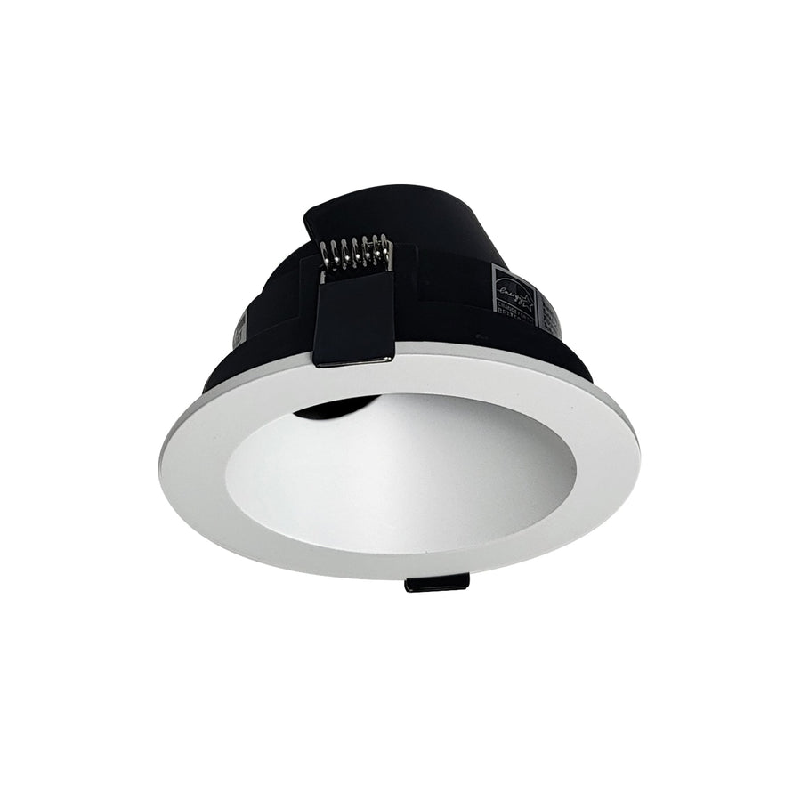 Nora NIOC-4RSLAMPW 4 inch Iolite Can-less Adjustable Slot Trim, Matte Powder White finish