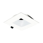 Nora NIOC-4SNDSQMPW 4 inch Iolite Can-less Square Downlight Trim, Matte Powder White finish