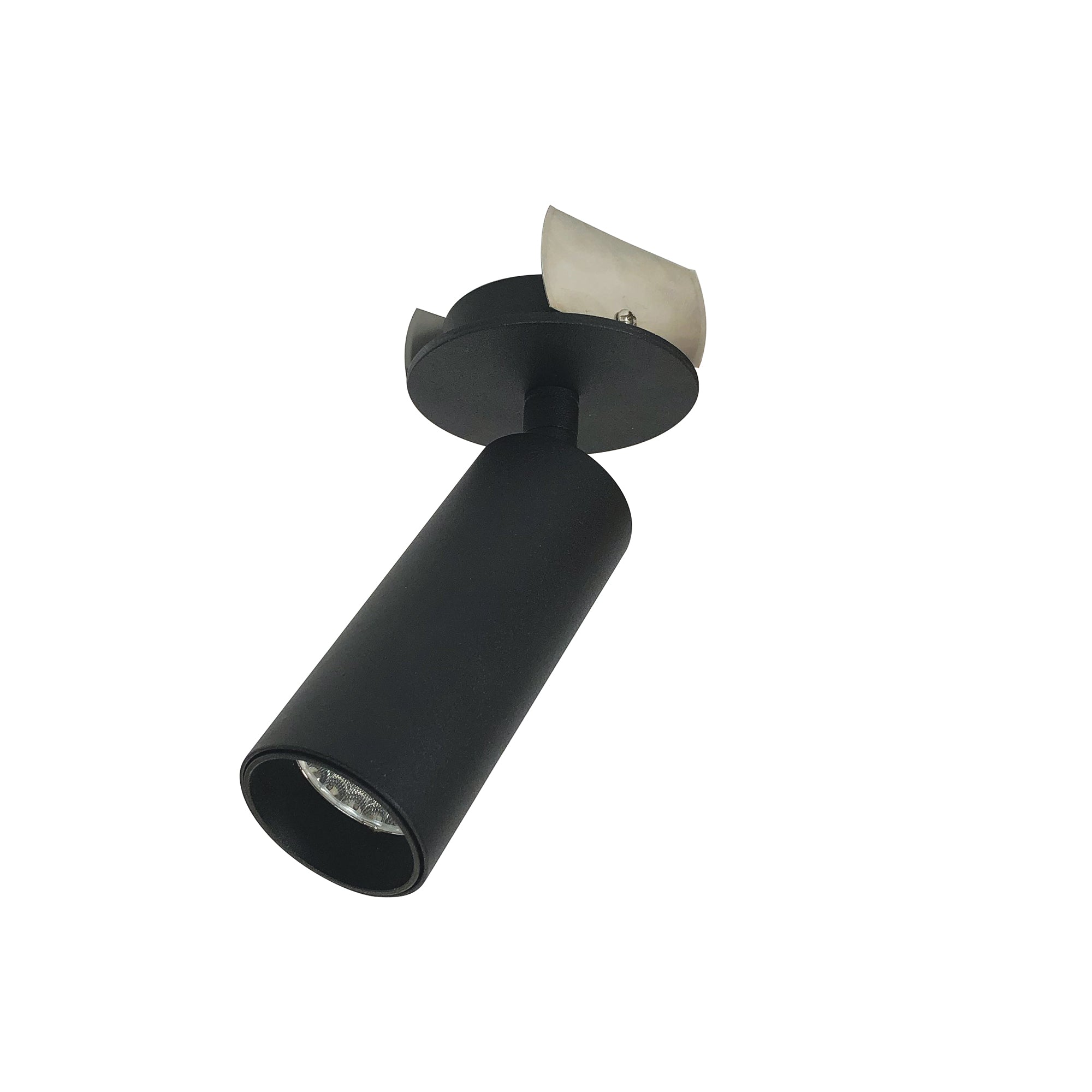 Nora NIOP-1RTC30XBB 1 inch iPOINT Monopoint Luminaire, Round Cone, 900lm, 3000K, 90+CRI, Black