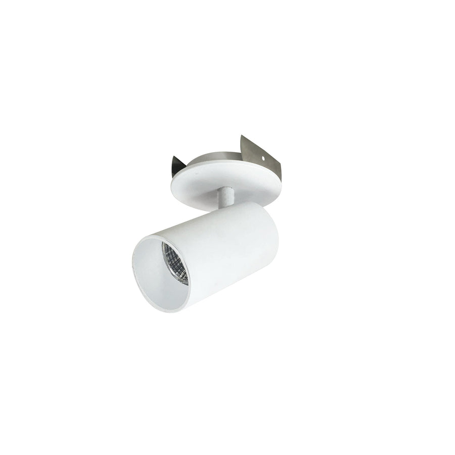 Nora NIOP-2RTC27XMPW 2 inch iPOINT Monopoint Luminaire, Round Cone, 1200lm, 2700K, 90+CRI, Matte Powder White