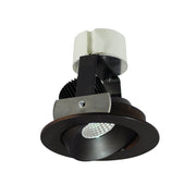 Nora NIR-4RCCDXBZ 4 inch Iolite LED Round Adjustable Cone Retrofit, 800lm / 12W, Comfort Dim, Bronze Reflector / Bronze Flange