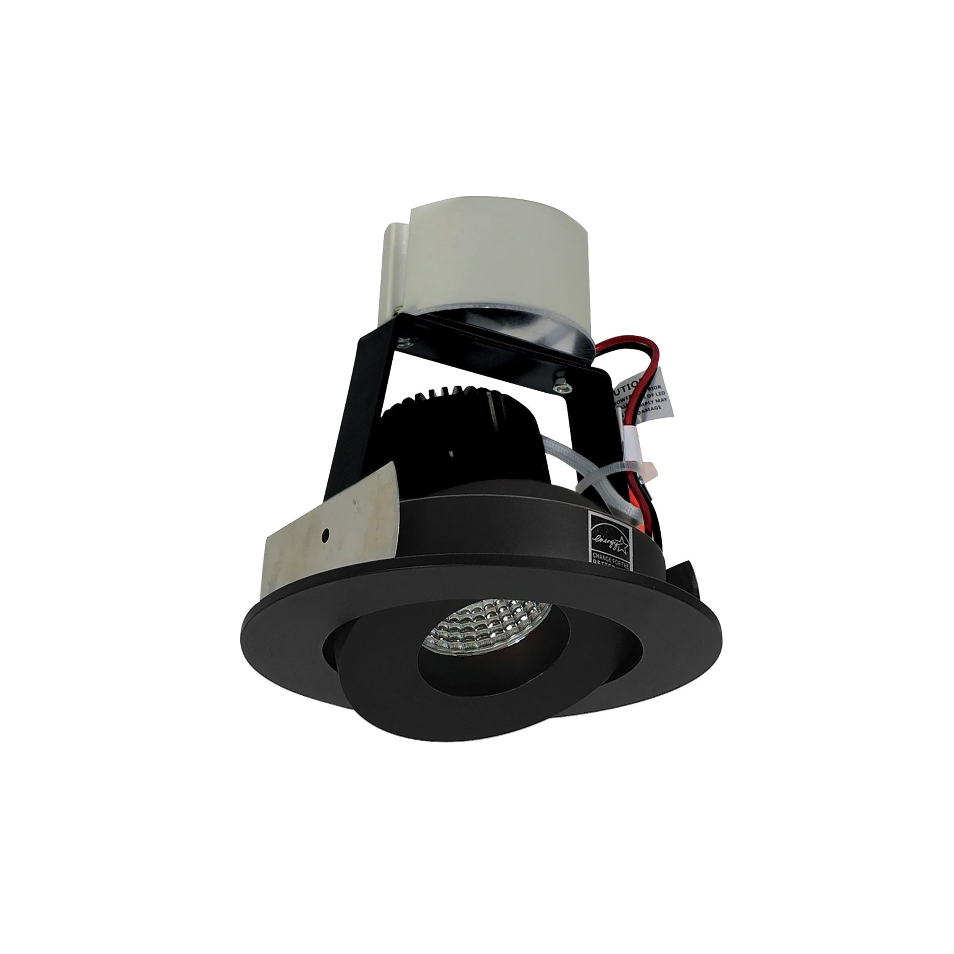 Nora Lighting NIR-4RG40XBZ/10 — 4" Iolite LED Round Adjustable Gimbal Retrofit, 1000lm / 12W, 4000K, Bronze Finish