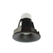 Nora NIR-4RNB30XBB/10 4 inch Iolite LED Round Bullnose Retrofit, 1000lm / 12W, 3000K, Black Finish