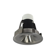 Nora NIR-4RNBCDXNN 4 inch Iolite LED Round Bullnose Retrofit, 800lm / 12W, Comfort Dim, Natural Metal Finish