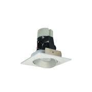 Nora NIR-4SC50XHW 4 inch Iolite LED Square Adjustable Cone Retrofit, 800lm / 14W, 5000K, Haze Reflector / White Flange