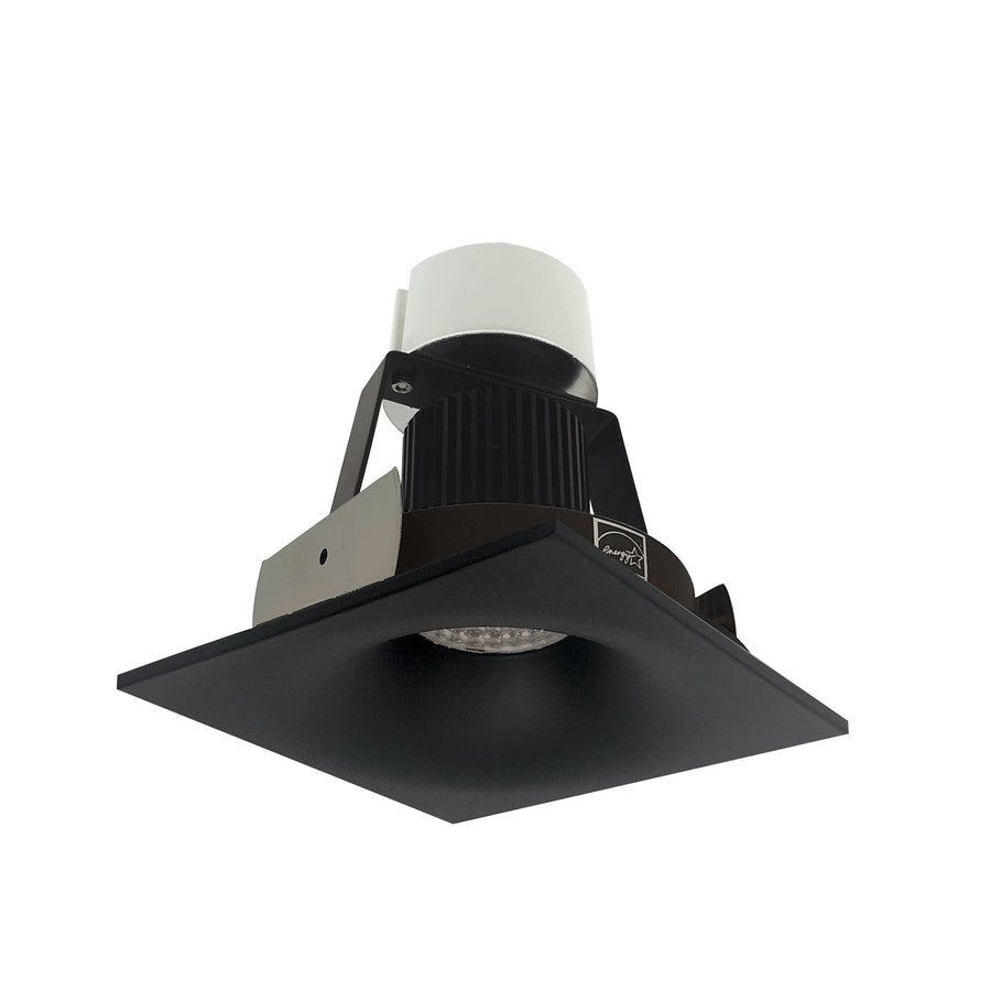 Nora NIR-4SNB30XBB/10 4 inch Iolite LED Square Bullnose Retrofit, 1000lm / 12W, 3000K, Black Finish