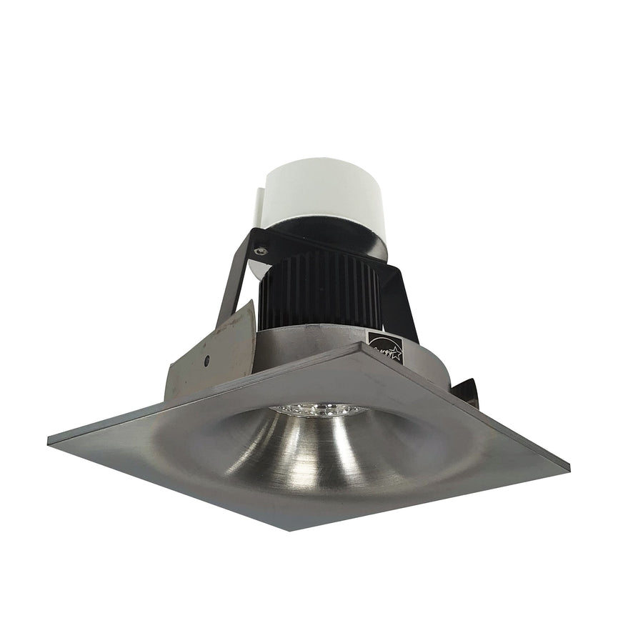 Nora NIR-4SNB50XNN 4 inch Iolite LED Square Bullnose Retrofit, 800lm / 14W, 5000K, Natural Metal Finish