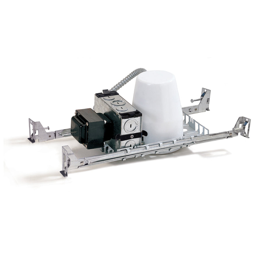 Nora NL-401AT/1EL 4 inch AT Low Voltage New Construction Housing, 120V/12V Elect. Transformer, Max 50W