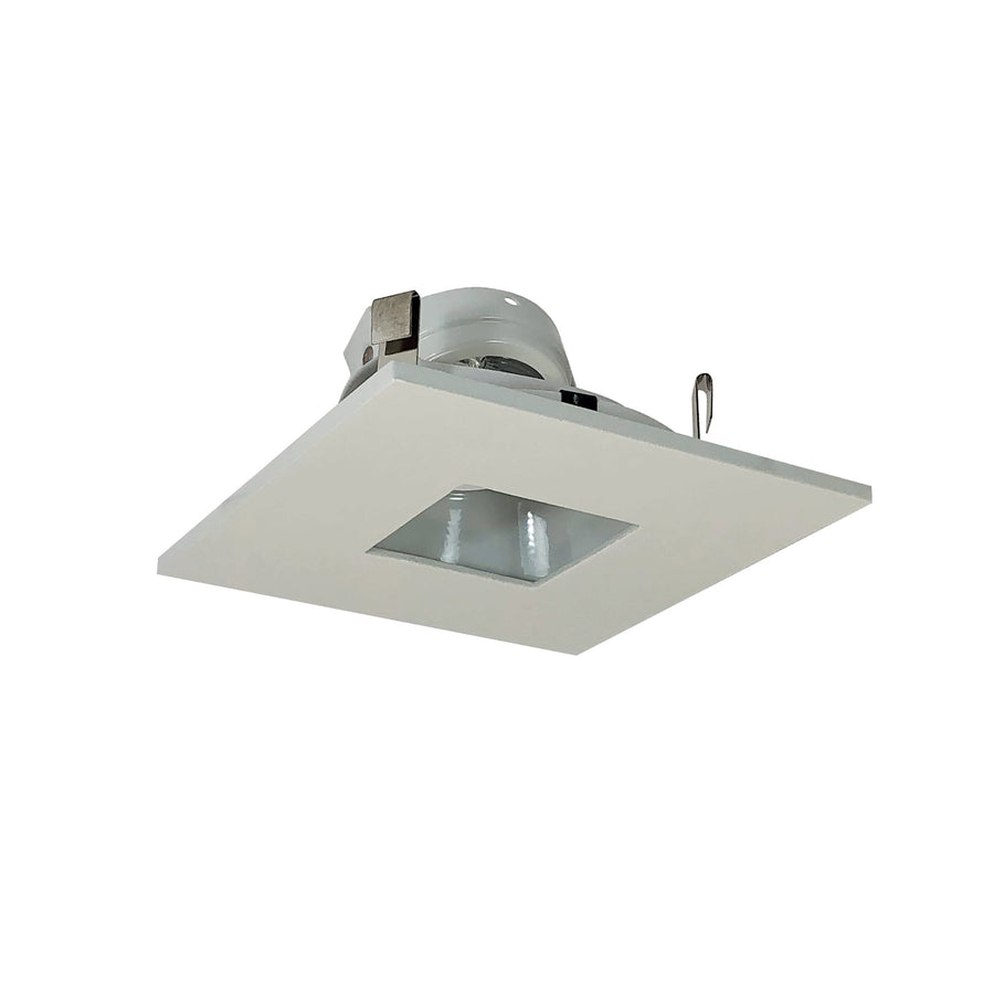 Nora NL-4855WW 4 inchSQ W/2 inchSQ HOLE,ADJ,WH REF,WH SQTRIM