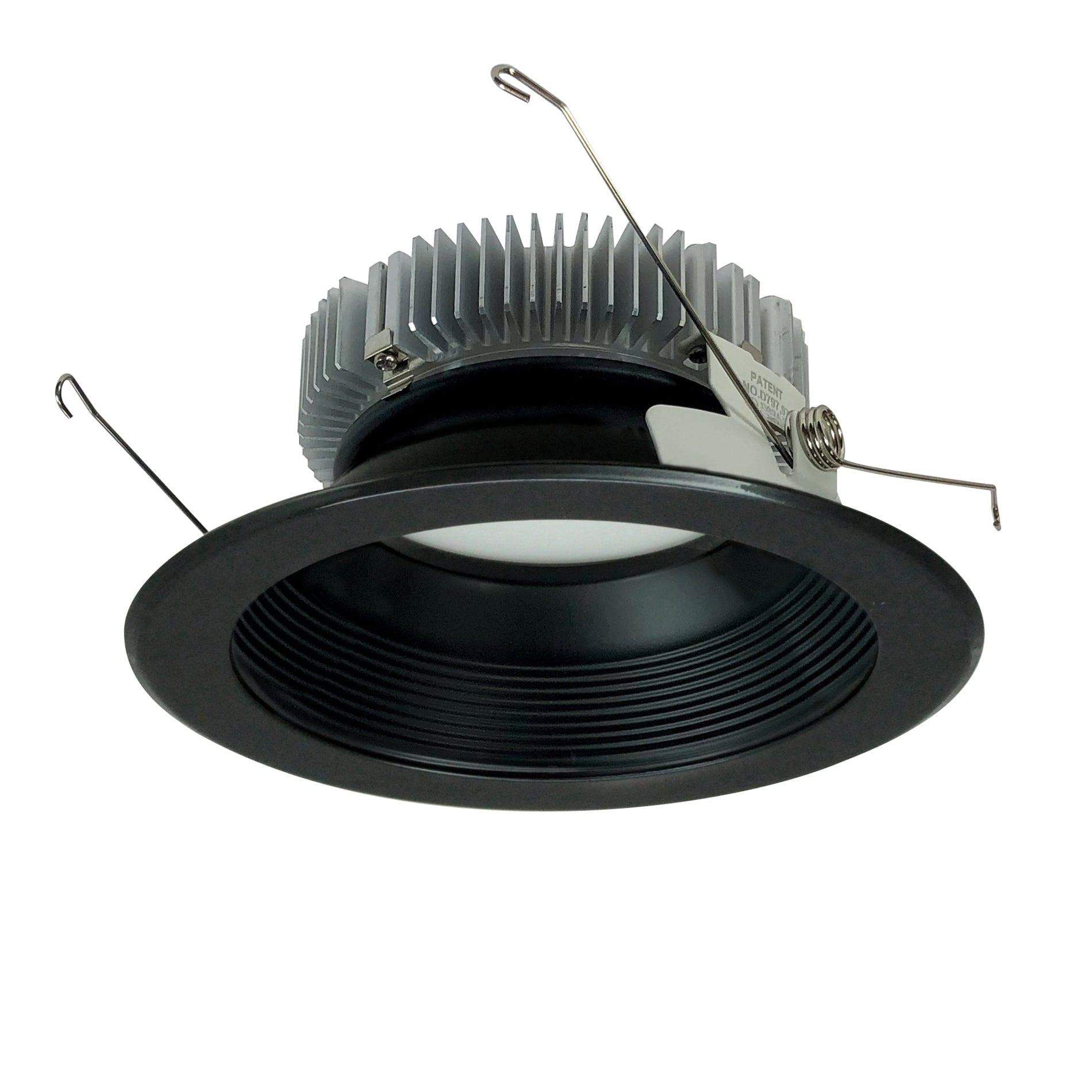 Nora NLCB2-65215CDBB 6 inch Cobalt Dedicated High Lumen Baffle, 1500lm, Comfort Dim, Black Baffle / Black Flange