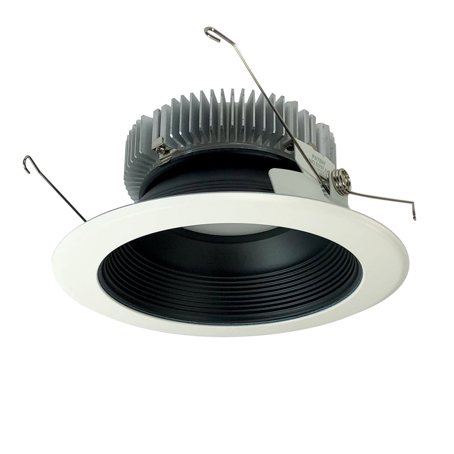 Nora NLCB2-6521527BW 6 inch Cobalt Dedicated High Lumen Baffle, 1500lm, 2700K, Black Baffle / White Flange