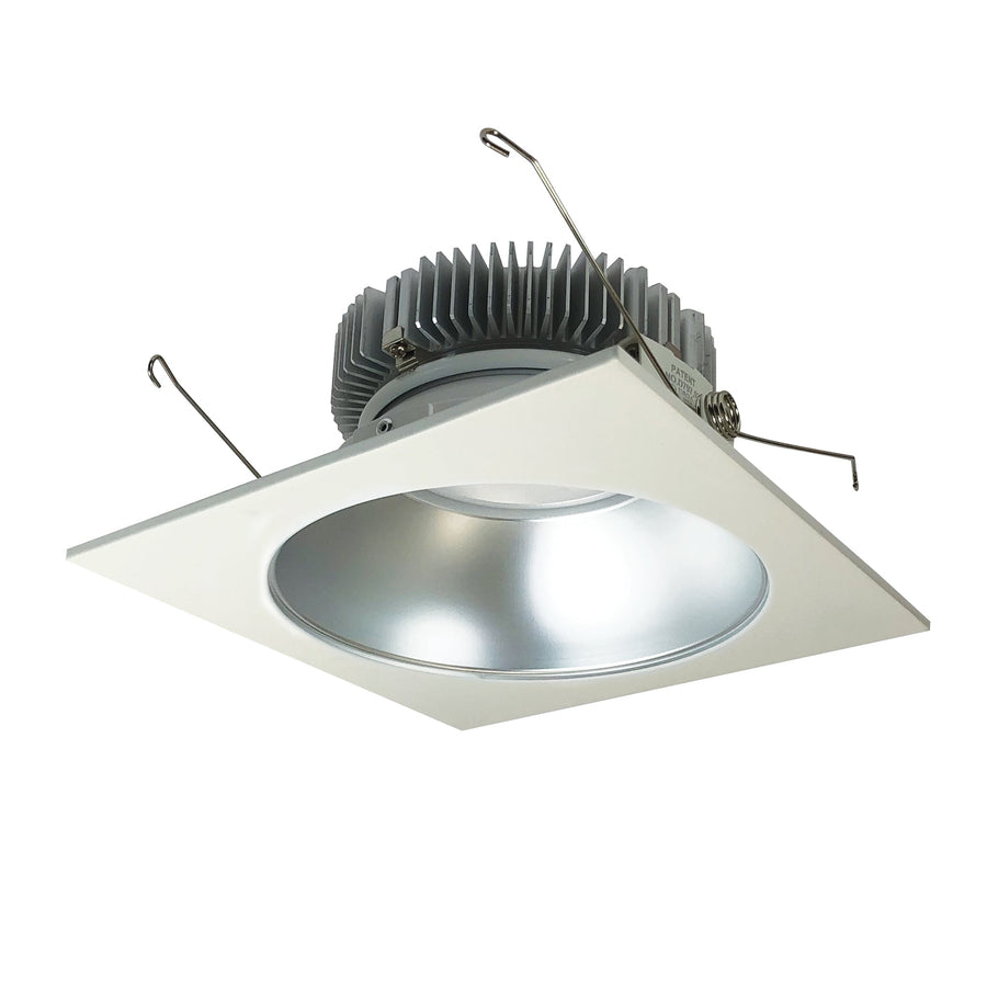 Nora NLCB2-6531540DW 6 inch Cobalt Dedicated High Lumen Square/Round, 1500lm, 4000K, Diffused Clear Reflector / White Flange