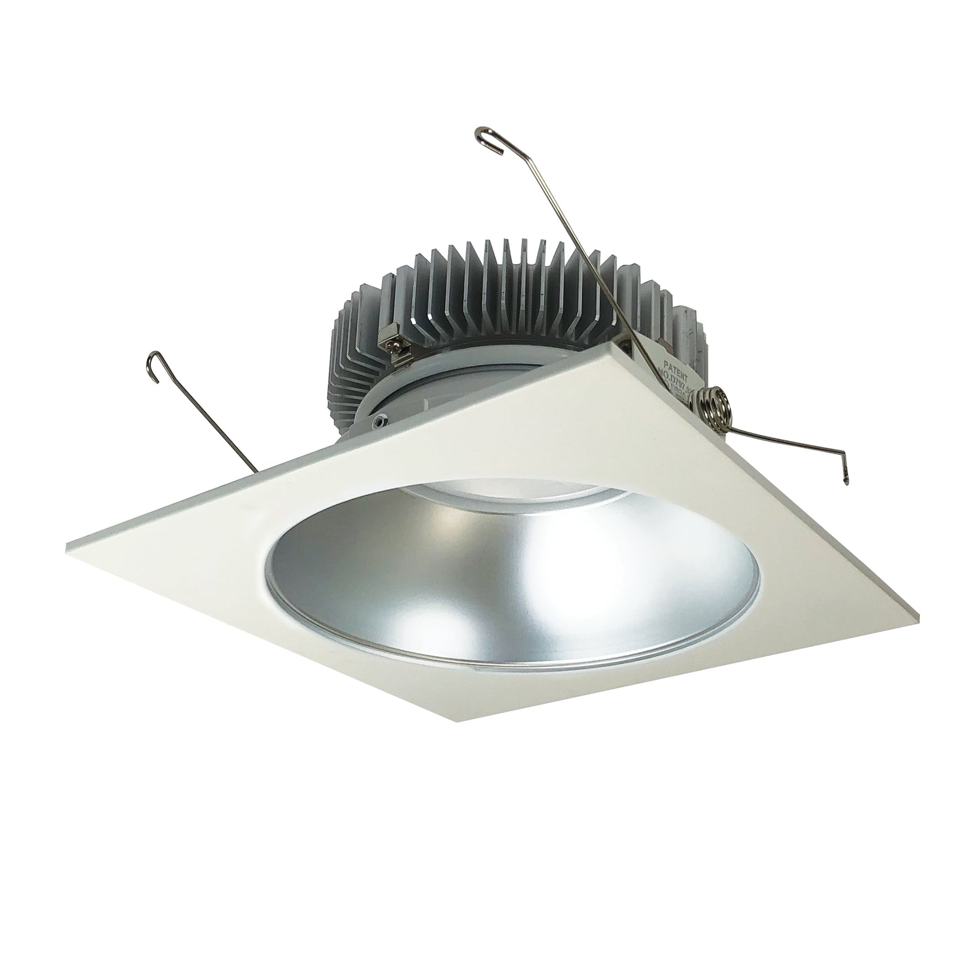 Nora NLCB2-6532035DW 6 inch Cobalt Dedicated High Lumen Square/Round, 2000lm, 3500K, Diffused Clear Reflector / White Flange