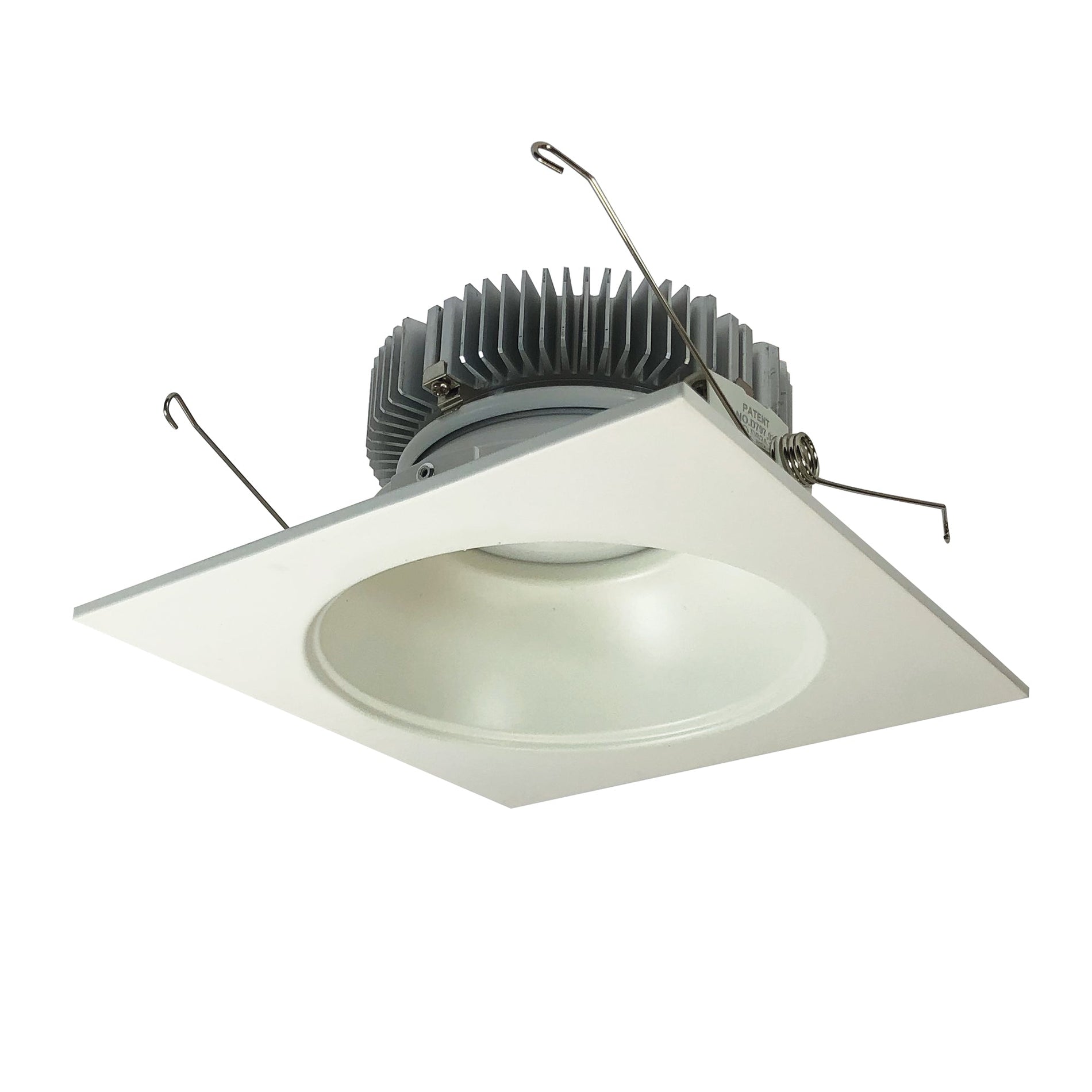 Nora NLCB2-65320CDMPW 6 inch Cobalt Dedicated High Lumen Square/Round, 2000lm, Comfort Dim, Matte Powder White Reflector / Matte Powder White Flange