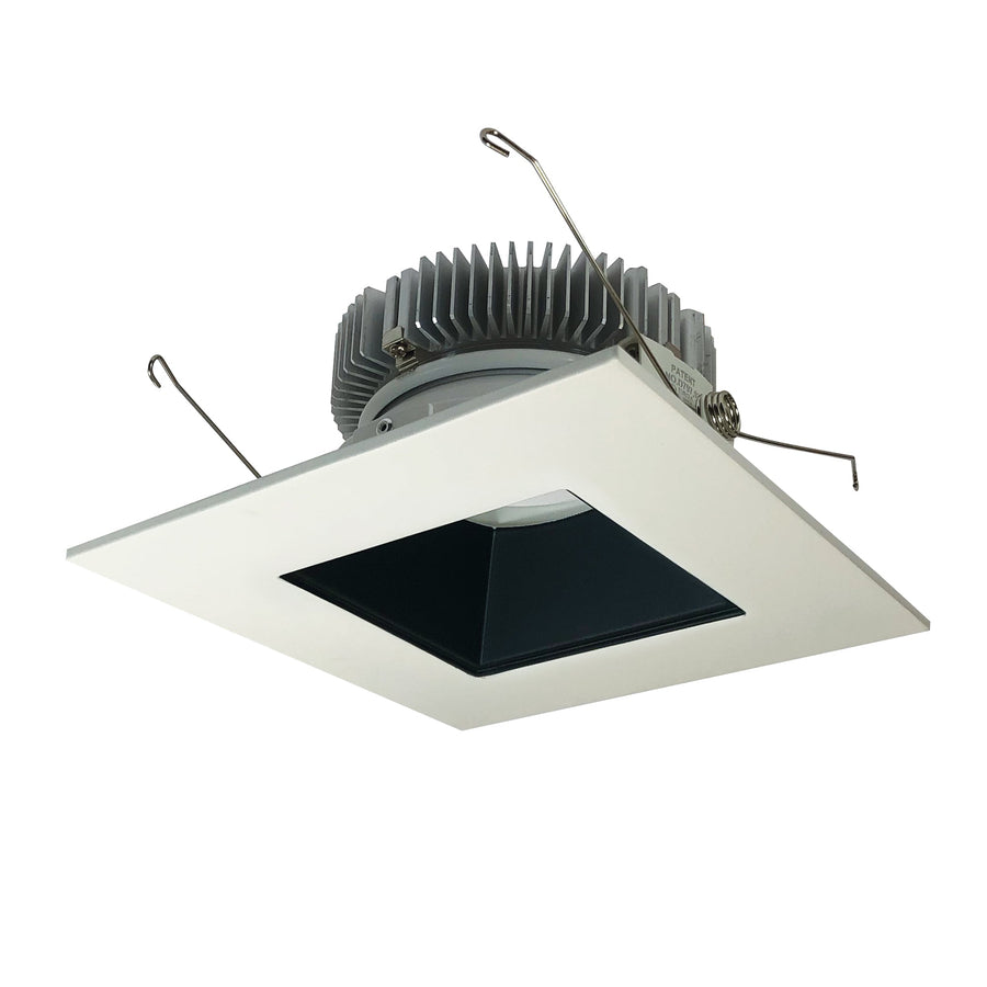 Nora NLCB2-6561527BW 6 inch Cobalt Dedicated High Lumen Square/Square, 1500lm, 2700K, Black Reflector / White Flange
