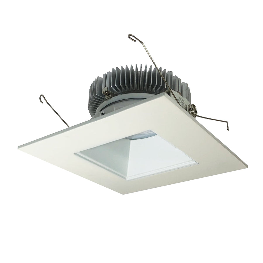 Nora NLCB2-6561530MPW 6 inch Cobalt Dedicated High Lumen Square/Square, 1500lm, 3000K, Matte Powder White Reflector / Matte Powder White Flange