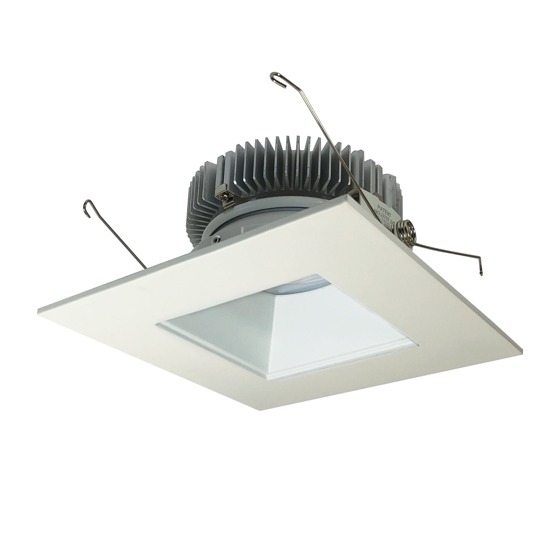 Nora NLCB2-6561527MPW 6 inch Cobalt Dedicated High Lumen Square/Square, 1500lm, 2700K, Matte Powder White Reflector / Matte Powder White Flange