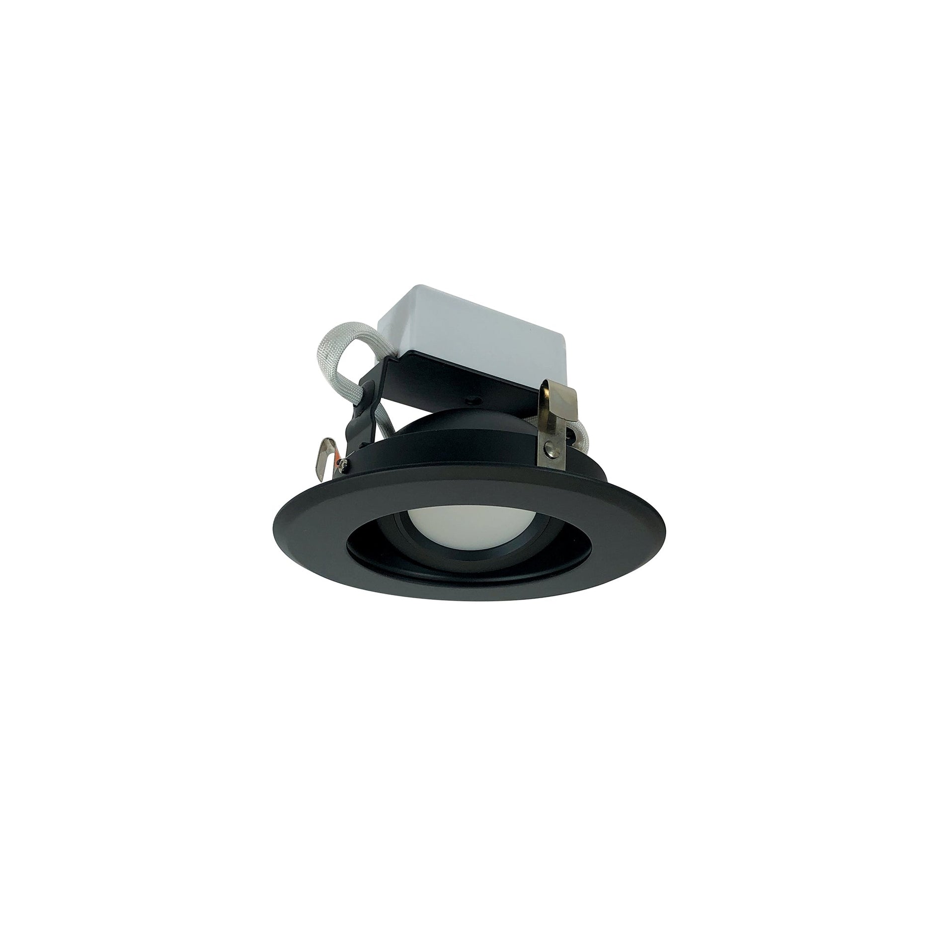 Nora NLCBC-46930XBB 4 inch Cobalt Adjustable LED Retrofit, 1000lm / 12W, 3000K, Black Reflector / Black Flange