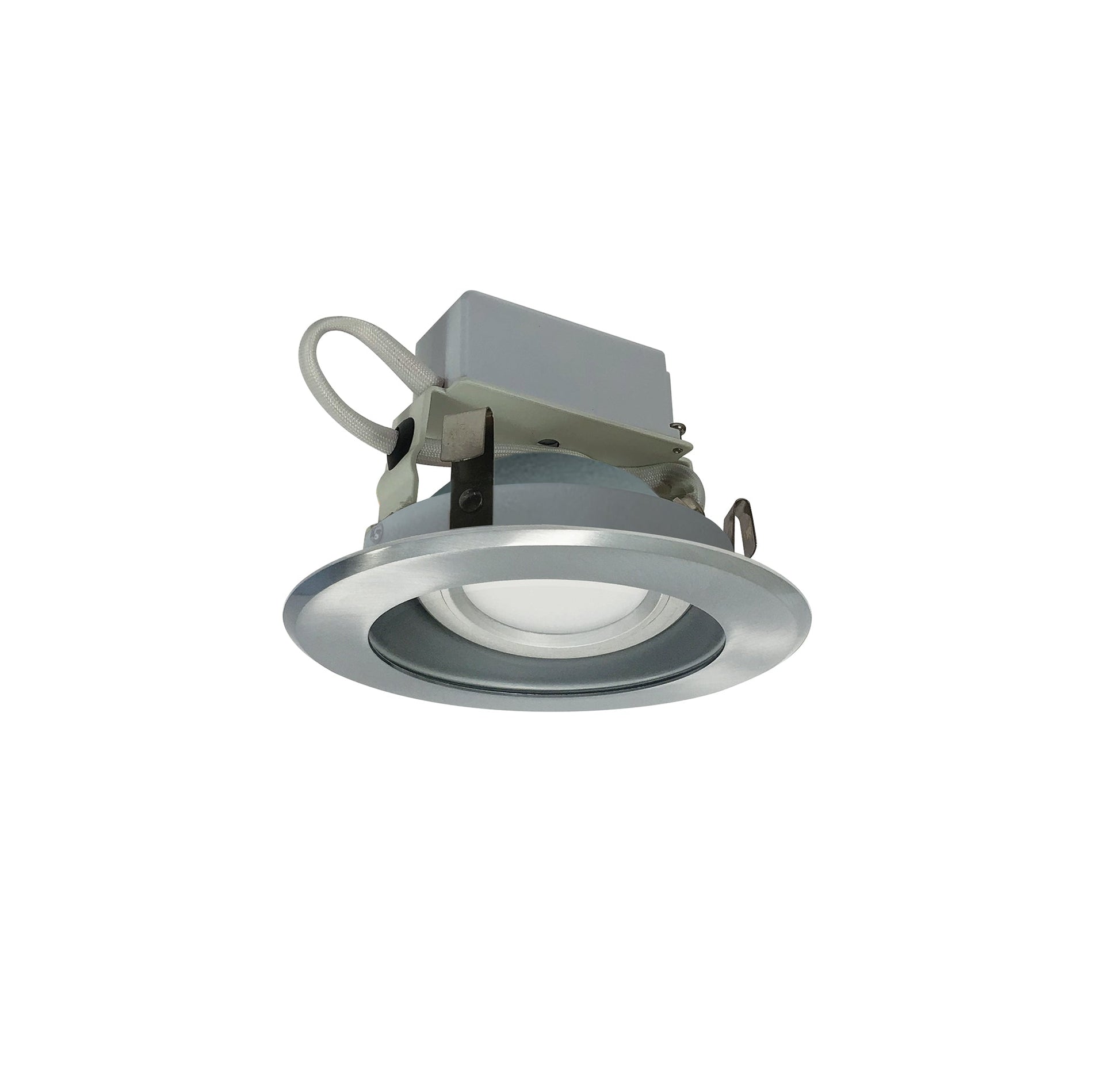 Nora NLCBC-46940XHZN 4 inch Cobalt Adjustable LED Retrofit, 1000lm / 12W, 4000K, Haze Reflector / Natural Metal Flange