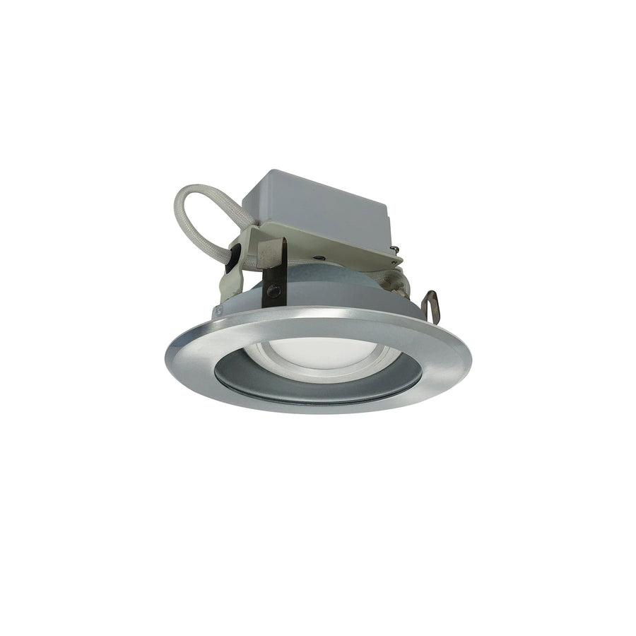 Nora NLCBC-46940XHZN 4 inch Cobalt Adjustable LED Retrofit, 1000lm / 12W, 4000K, Haze Reflector / Natural Metal Flange