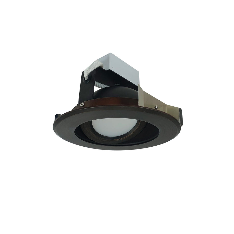 Nora NLCBC-56935XBZBZ 5 inch Cobalt Adjustable LED Retrofit, 1200lm / 14W, 3500K, Bronze Reflector / Bronze Flange