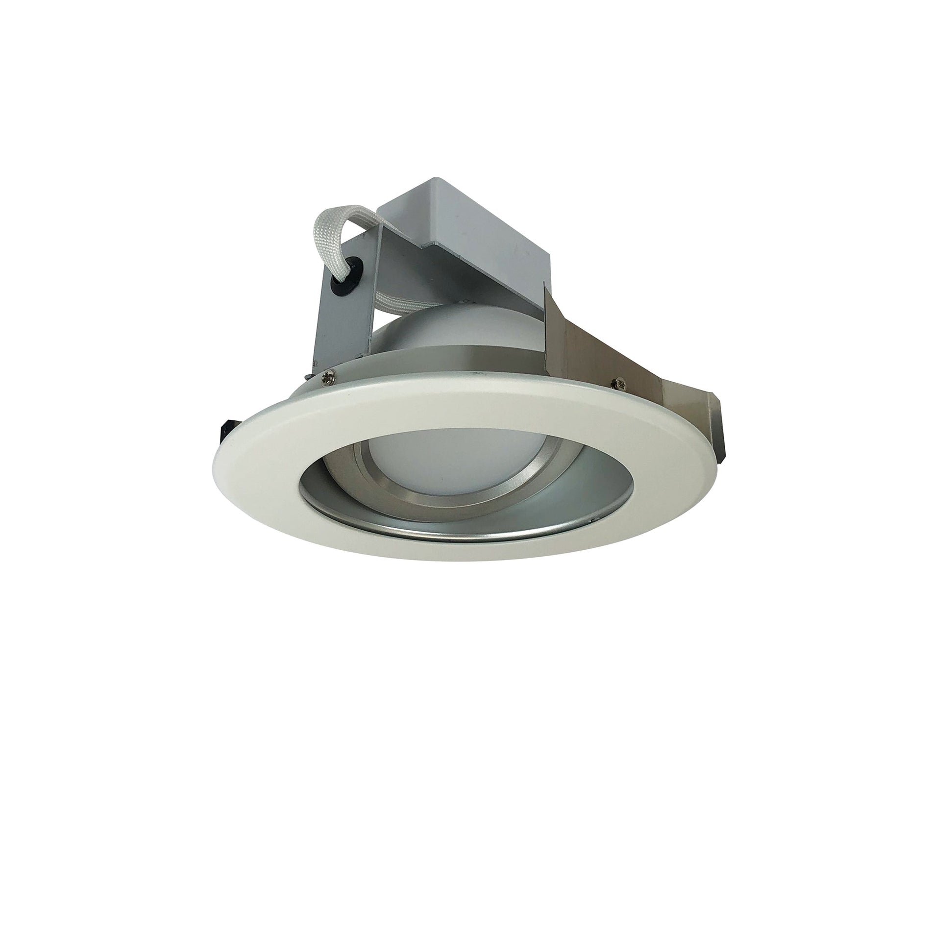 Nora NLCBC-56935XHZW 5 inch Cobalt Adjustable LED Retrofit, 1200lm / 14W, 3500K, Haze Reflector / White Flange