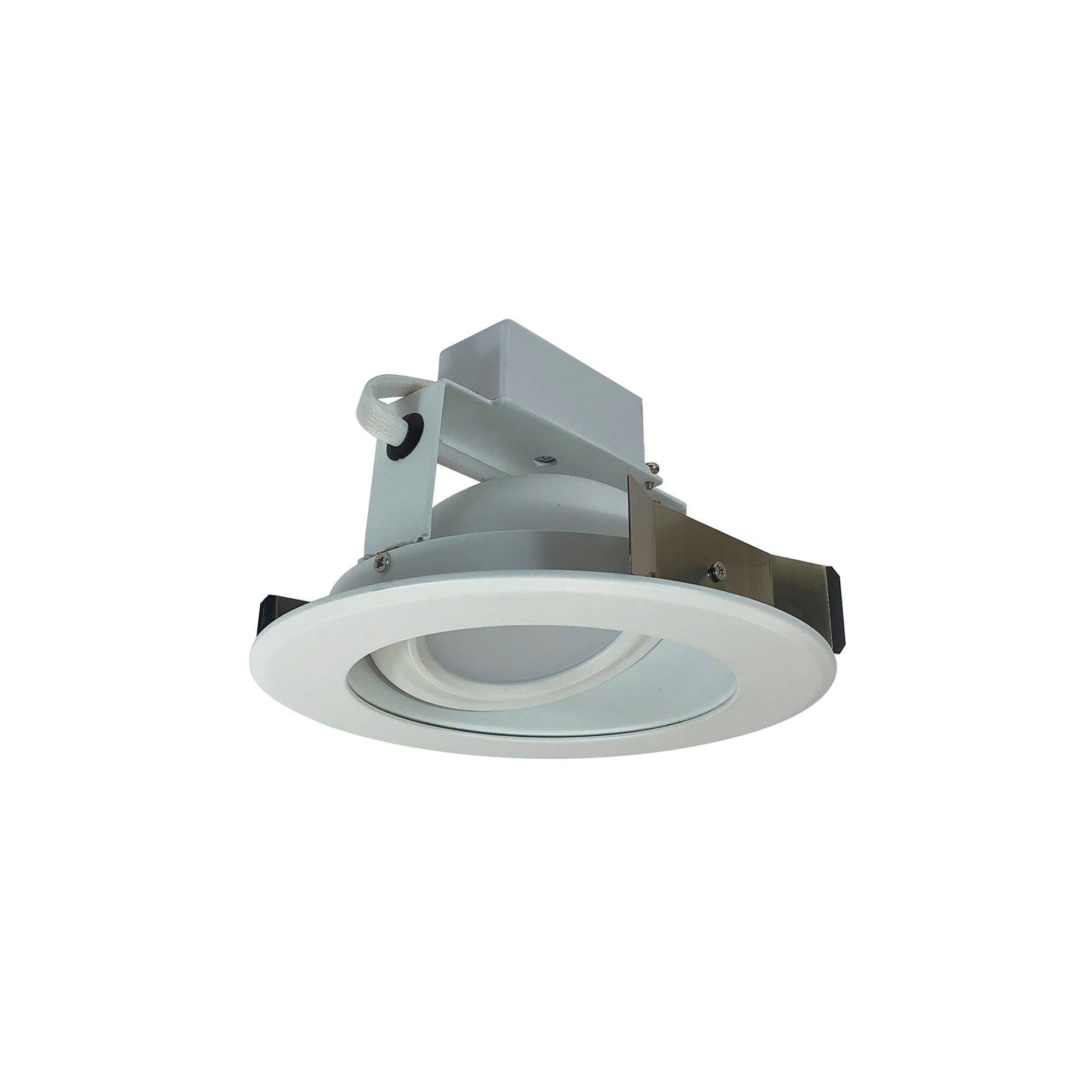 Nora NLCBC-56930XMPW 5 inch Cobalt Adjustable LED Retrofit, 1200lm / 14W, 3000K, Matte Powder White Reflector / Matte Powder White Flange