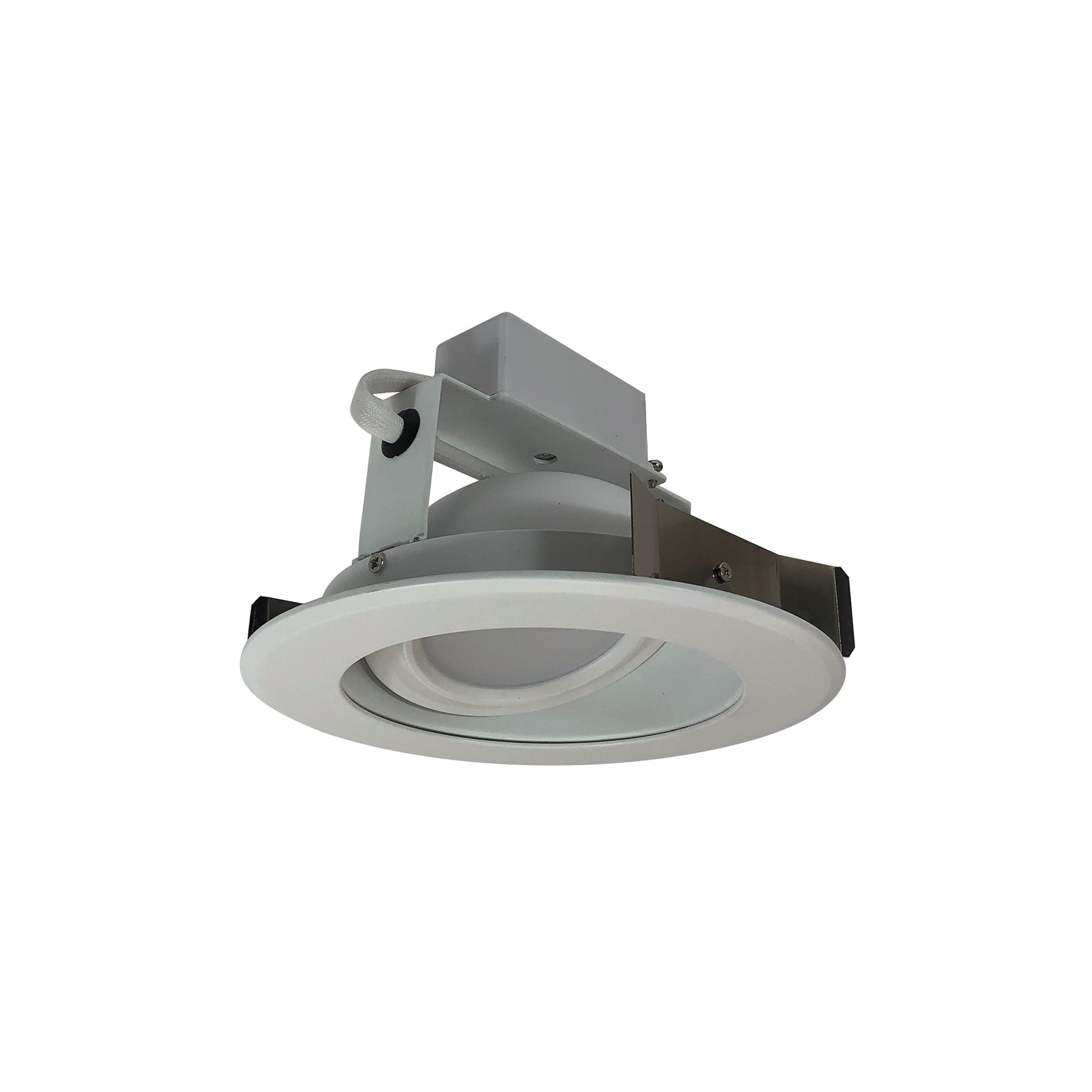 Nora NLCBC-56935XWW 5 inch Cobalt Adjustable LED Retrofit, 1200lm / 14W, 3500K, White Reflector / White Flange
